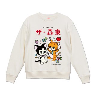 RETRO CATS 12.7oz CREW NECK SWEAT (OFF WHITE)<img class='new_mark_img2' src='https://img.shop-pro.jp/img/new/icons8.gif' style='border:none;display:inline;margin:0px;padding:0px;width:auto;' />