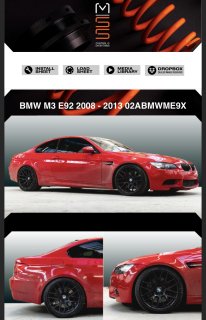 MSS Sports Fully Adjustable Kit. BMW E9x 3 Series E90, E92 & E93. 2008 to 2013. 