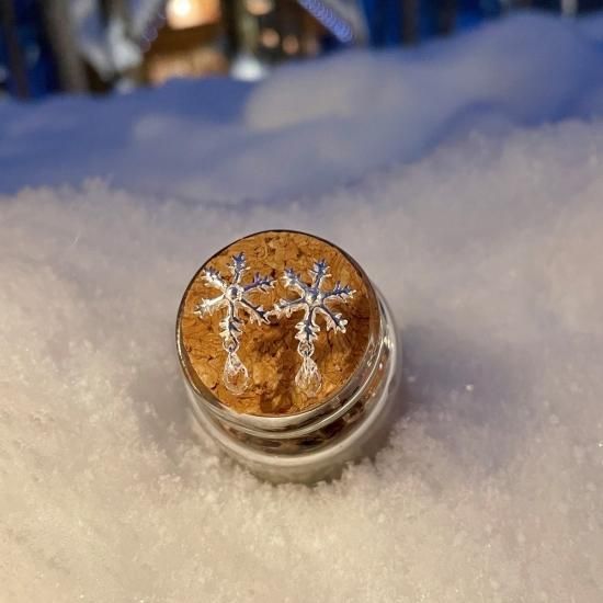 雪の結晶ピアス＜I-CE＞【ゆうパケット可】 - 富良野・ドラマ館