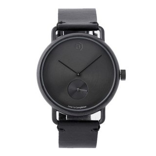 JAIDEN Classic LUNA MATTE BLACK J-MB-BK 北欧デザイン レザーベルト メンズ腕時計 