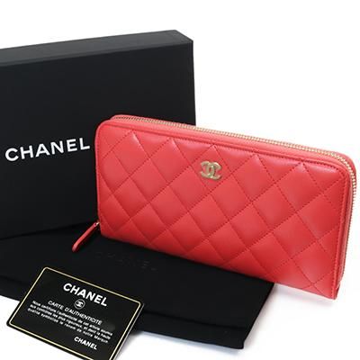 【未使用】CHANEL★マトラッセ ラウンドファスナー 長財布 A50097