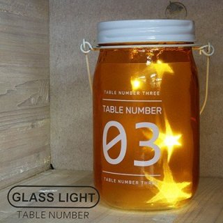 SLOWER GLASS LIGHT TABLE NUMBER SLW106 饹饤  ORANGE 03