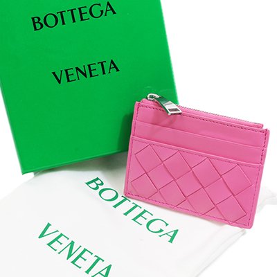 ボッテガヴェネタ ピンク カードケース