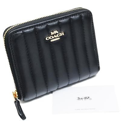 【新品・未使用】COACH コンパクトファスナー財布/