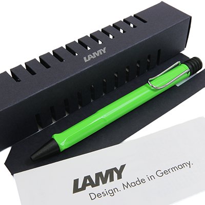 LAMY ラミー Safari サファリ L213GN グリーン ノック式 ボールペン ブラック芯（中字 M） 