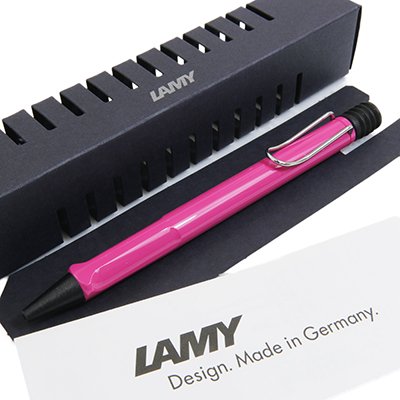 LAMY ラミー Safari サファリ L213P ピンク ノック式 ボールペン ブラック芯（中字 M） ＊