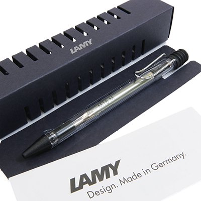 LAMY ラミー Safari サファリ L212 vista スケルトン ノック式 ボールペン ブラック芯（中字 M） 