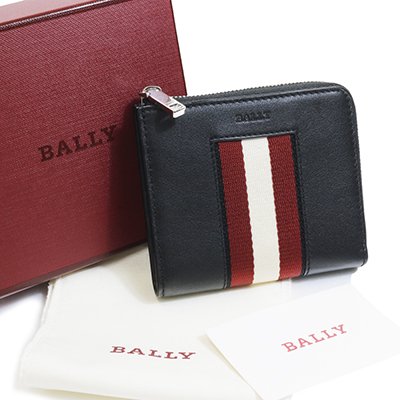 BALLY バリー 6232141 BAZIL HIGH POINT BLACK コインケース カードケース