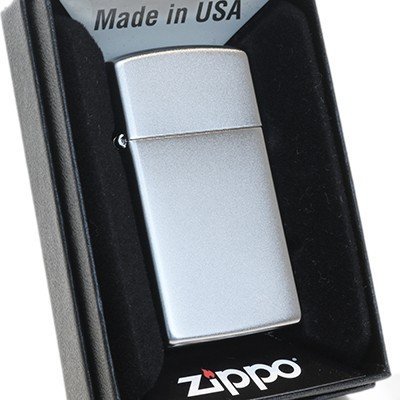 ZIPPO ジッポー オイルライター 1605 サテンクローム スリムタイプ