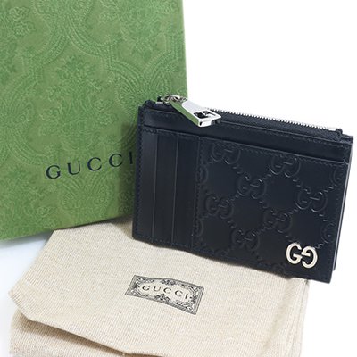 GUCCI å ɥ 597560 CAO0G 1000 BLACK ֥å åͥ㡼 GG᥿ ե饰ȥ