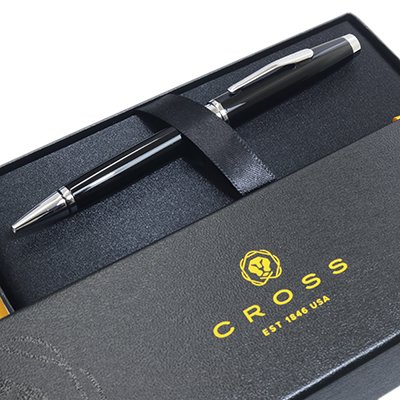 CROSS クロス コベントリー NAT0662-6 ブラックラッカー ボールペン ブラック字 レフィル（8513 中字 M） 