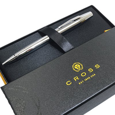 CROSS クロス コベントリー NAT0662-7 クローム ボールペン ブラック字 レフィル（8513 中字 M） 