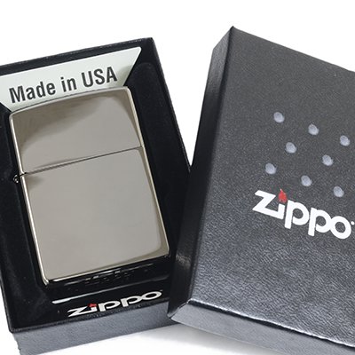 ZIPPO ジッポー ライター 150 ブラックアイス レギュラータイプ オイルライター PVD加工 ＊