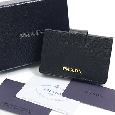 PRADA プラダ カードコインケース 1MC211 QWA F0002 NERO SAFFIANO