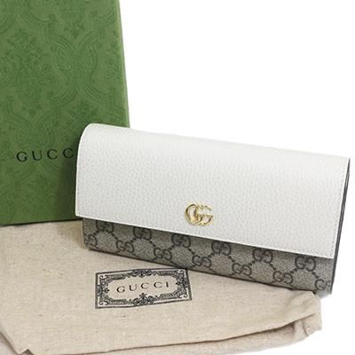 GUCCI グッチ レディース長財布 GGマーモント レザー コンチネンタル