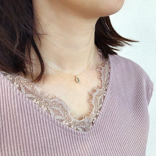 K18アクアマリンネックレス - ジュエルはま オンラインショップ