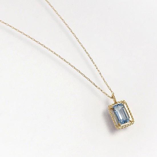 K18アクアマリンネックレス - ジュエルはま オンラインショップ