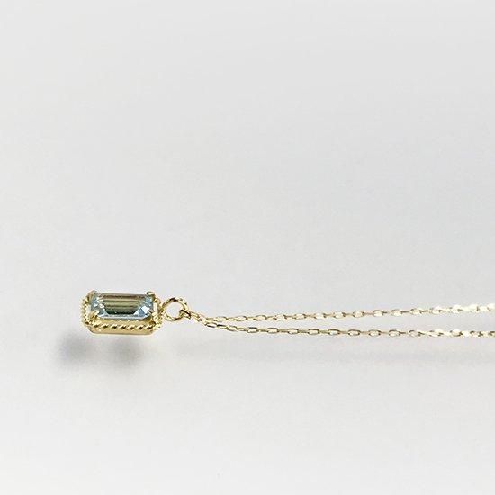K18アクアマリンネックレス - ジュエルはま オンラインショップ K18アクアマリンネックレス - ジュエルはま オンラインショップ