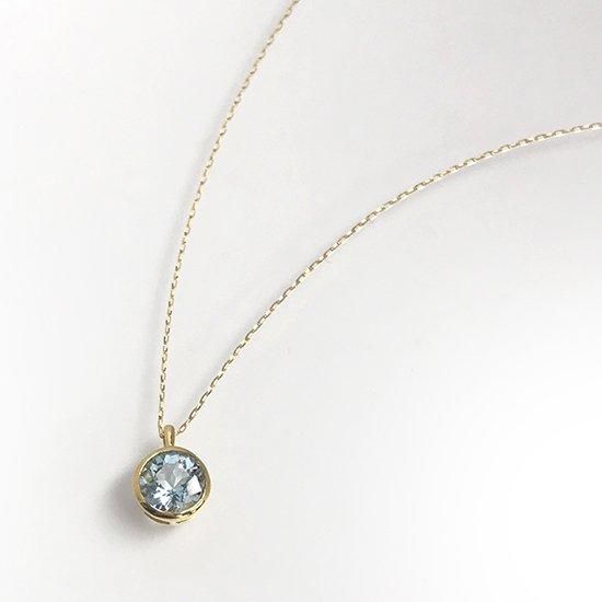▼ アクアマリンパールネックレスk18 K18アクアマリンネックレス - ジュエルはま オンラインショップ
