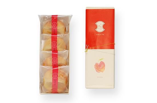 りんごぱい4個入(棹箱入) - 銀座甘楽 りんごぱい4個入(棹箱入) - 銀座甘楽