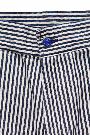 Porter Classic - KENDO HICKORY WIDE PANTS 2019 - INDIGO