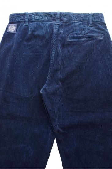 Porter Classic - CORDUROY PANTS type 2012 MOLESKIN - BLUE Porter Classic - CORDUROY PANTS type 2012 MOLESKIN - BLUE