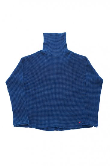 Porter Classic - FRENCH THERMAL TURTLENECK - BLUE ポーター