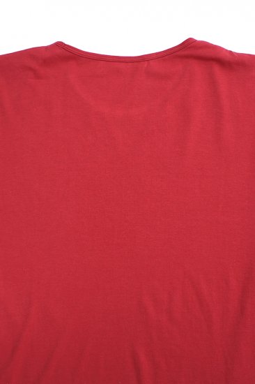 Porter Classic - REVERSIBLE LONG T-SHIRT - RED ポータークラシック