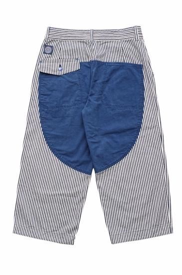 Porter Classic - KENDO HICKORY WIDE PANTS 2019 - INDIGO Porter Classic - KENDO HICKORY WIDE PANTS 2019 - INDIGO