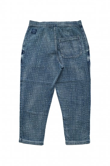 Porter Classic - AFRICAN COTTON PANTS 2019 - BLUE ポーター