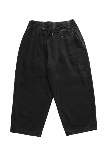 Porter Classic - JAZZ DENIM PANTS 2020 - BLACK ポーター