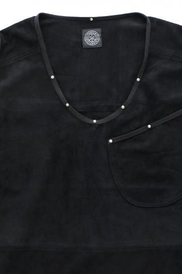 Porter Classic - GOAT SUEDE VEST - BLACK ポータークラシック