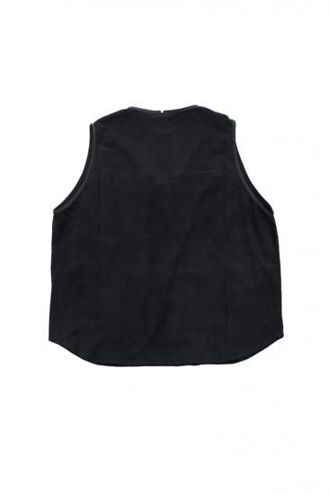 Porter Classic - GOAT SUEDE VEST - BLACK ポータークラシック Porter Classic - GOAT SUEDE VEST - BLACK ポータークラシック