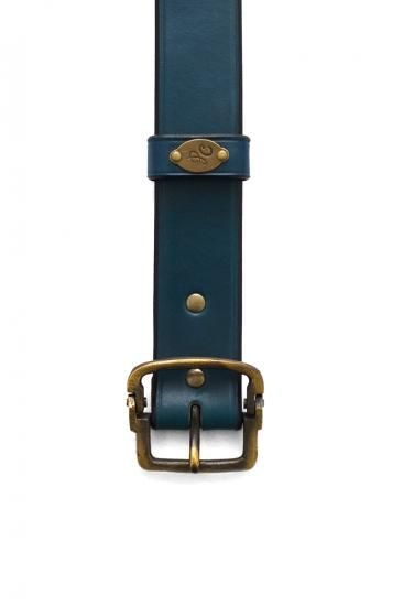Porter Classic - LEATHER BELT - BLUE ポータークラシック Porter Classic - LEATHER BELT - BLUE ポータークラシック