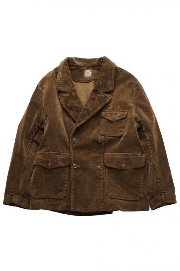 Porter Classic - CORDUROY TAILORED DOUBLE JACKET - GOLDEN Porter Classic - CORDUROY TAILORED DOUBLE JACKET - GOLDEN