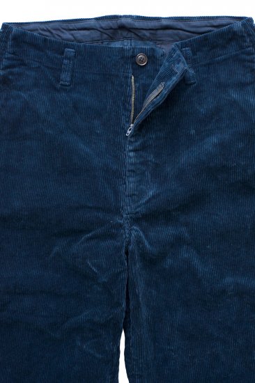 Porter Classic - CORDUROY PANTS 2016 - BLUE ポータークラシック