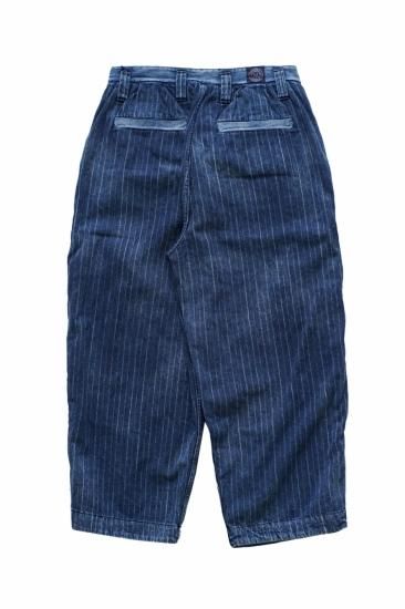 Porter Classic - HAWAIIAN DENIM PANTS - BLUE ポーター