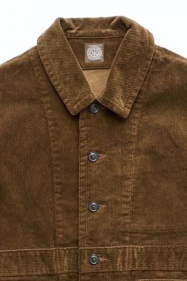 Porter Classic - CORDUROY NORFOLK JACKET - GOLDEN BROWN ポーター