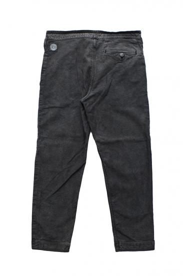 Porter Classic - MOLESKIN PANTS - BLACK ポータークラシック 