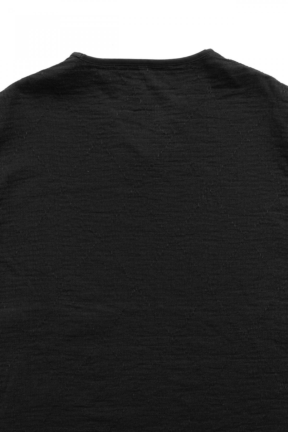 ポータークラシック サシコストレッチVネックロングスリーブシャツ Porter Classic ポータークラシック KENDO 剣道 SASHIKO 刺し子