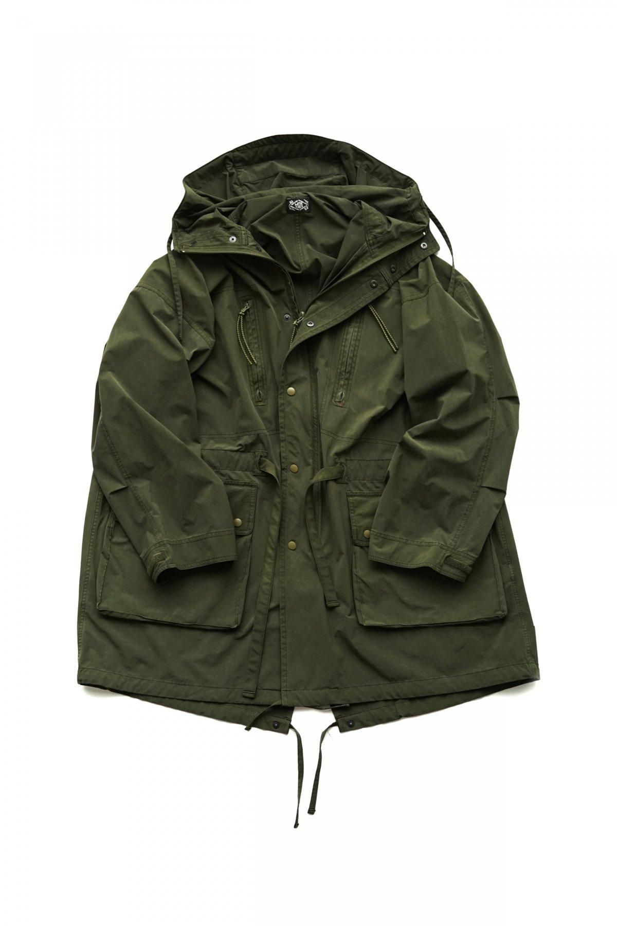 Porter Classic - SUPER NYLON STRETCH COAT - OLIVE ポーター