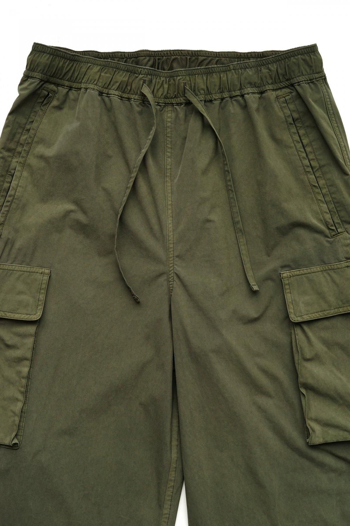 Porter Classic - SUPER NYLON STRETCH PANTS - OLIVE ポーター