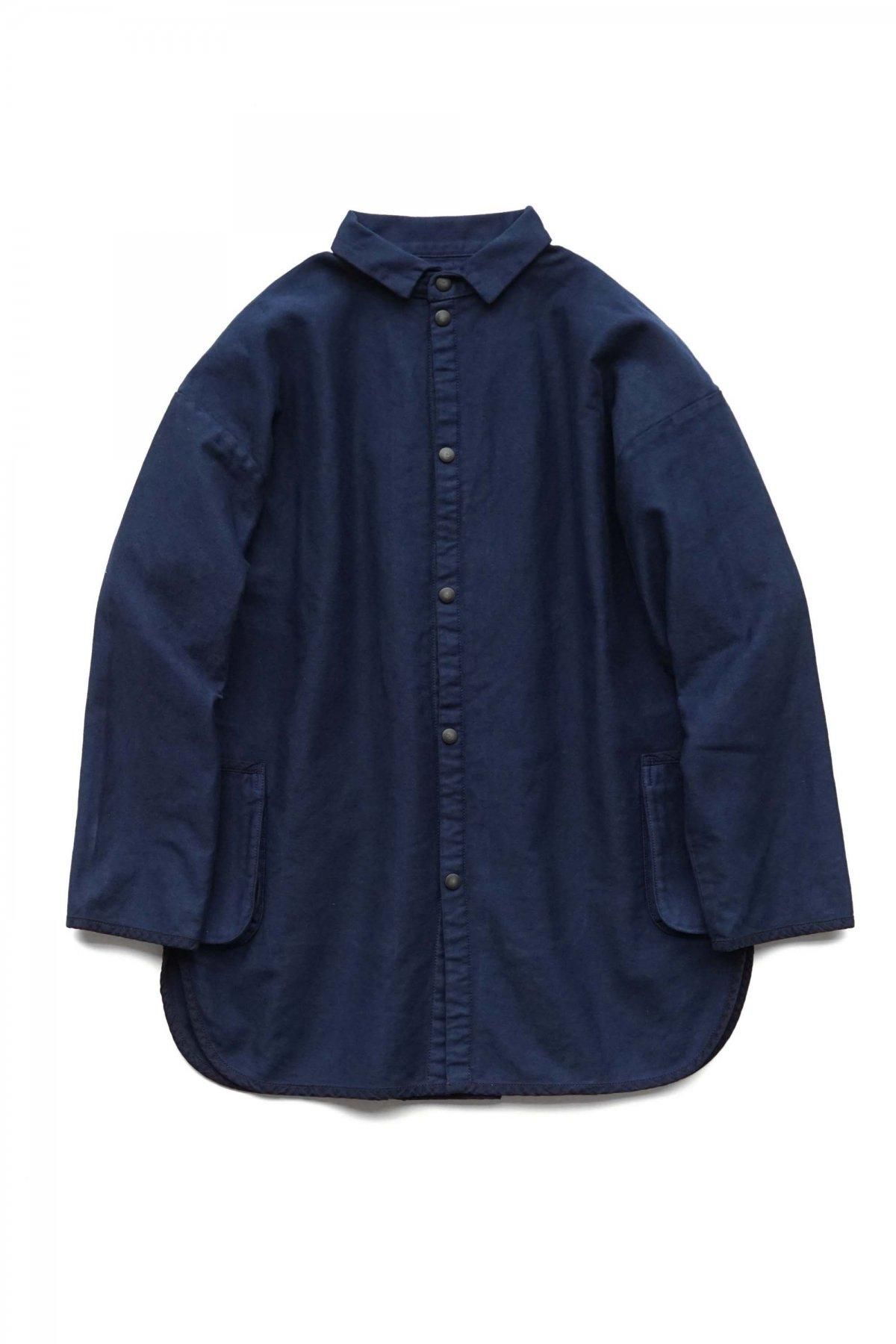 Porter Classic - MOLESKIN SHIRT JACKET - NAVY ポータークラシック