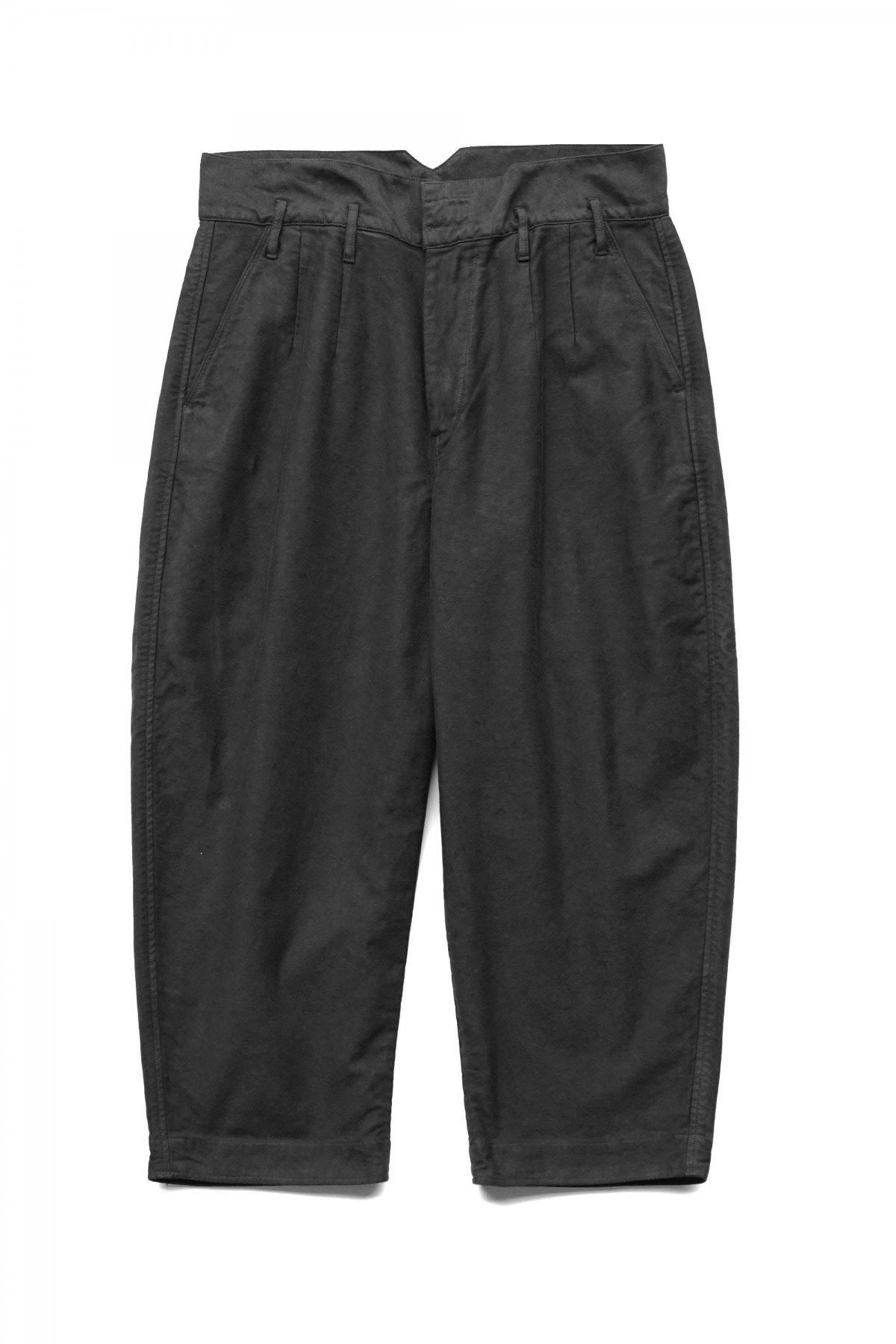 Porter Classic - MOLESKIN CLASSIC PANTS 2019 - BLACK Porter Classic - MOLESKIN CLASSIC PANTS 2019 - BLACK