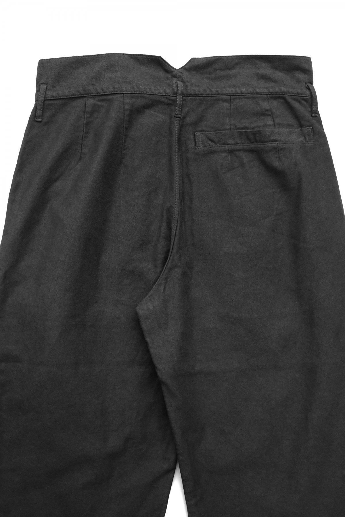 Porter Classic - MOLESKIN CLASSIC PANTS 2019 - BLACK Porter Classic - MOLESKIN CLASSIC PANTS 2019 - BLACK