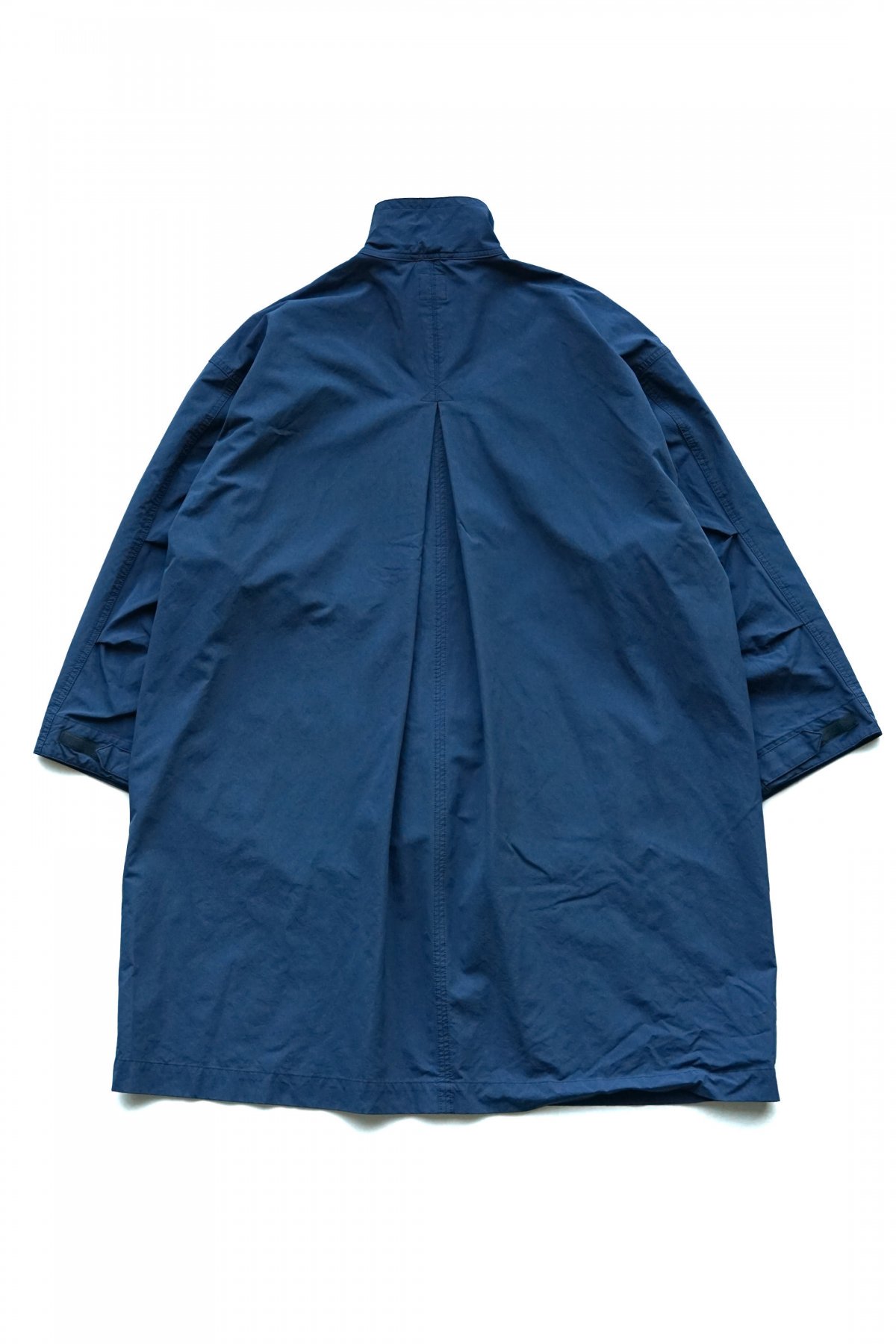 WEATHER WIDE SLEEVE COAT - NAVY - Porter Classic