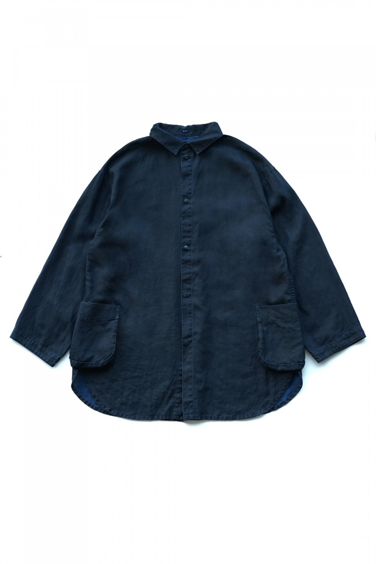 Porter Classic - FARMER'S LINEN SHIRT JACKET - INDIGO ポーター