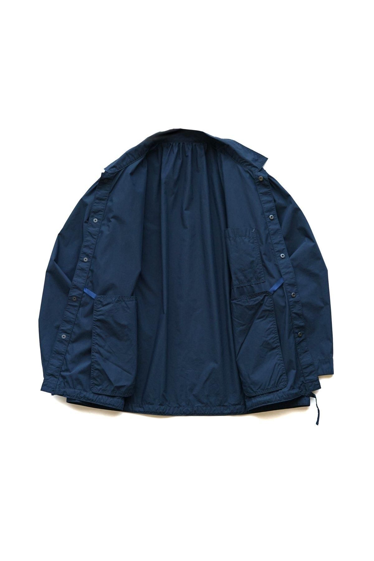 Porter Classic - POPLIN GATHERED JACKET - NAVY ポーター Porter Classic - POPLIN GATHERED JACKET - NAVY ポーター