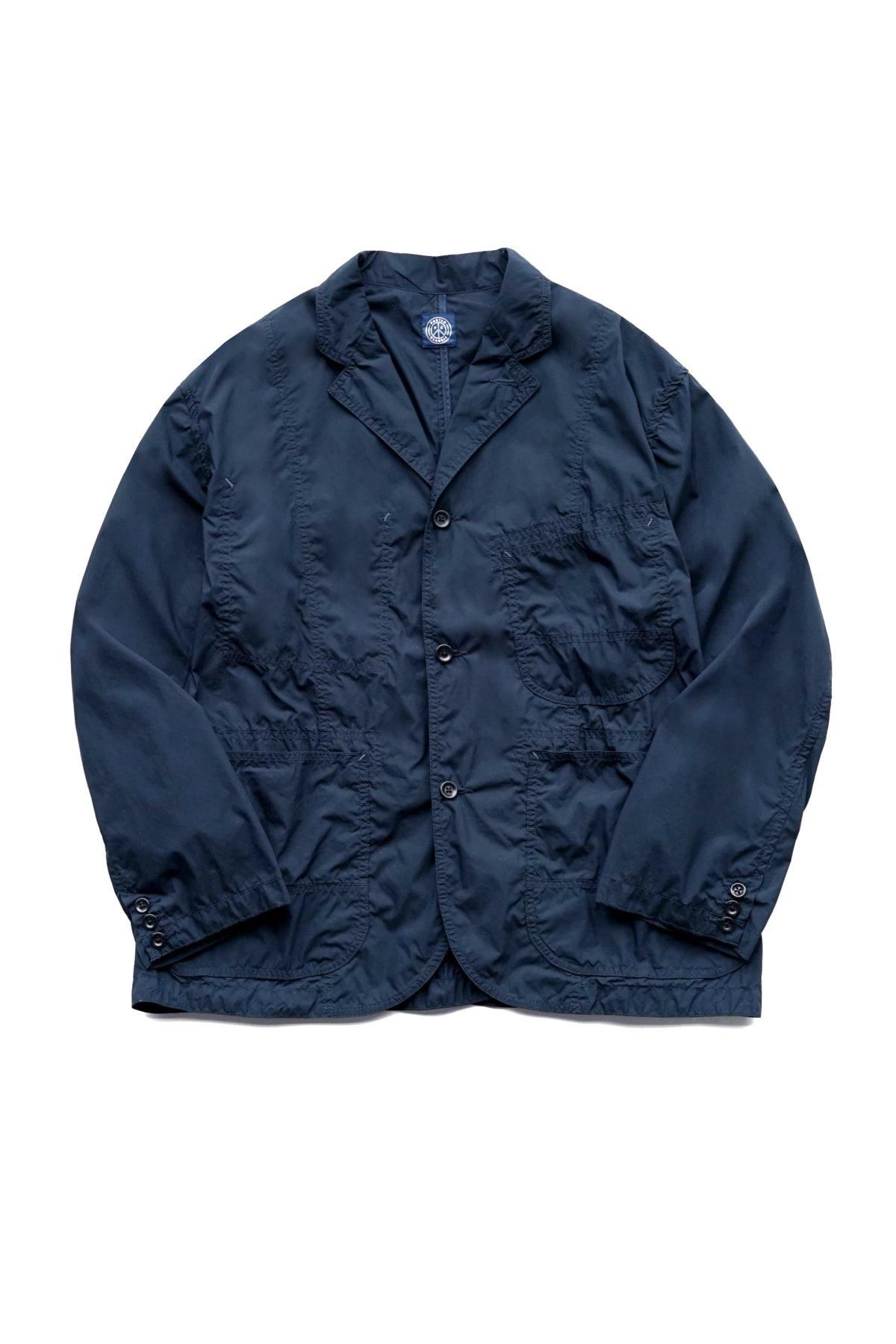 Porter Classic - POPLIN TAILORED JACKET - NAVY ポータークラシック ...