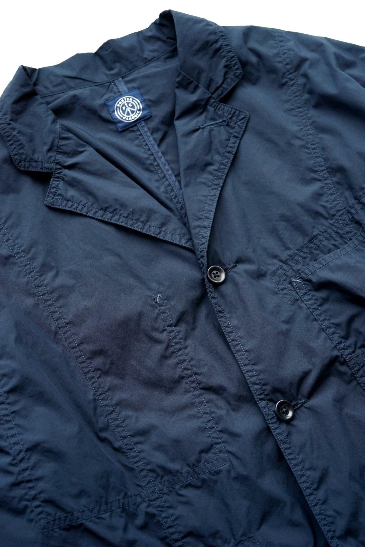 Porter Classic   POPLIN TAILORED JACKET   NAVY ポーター